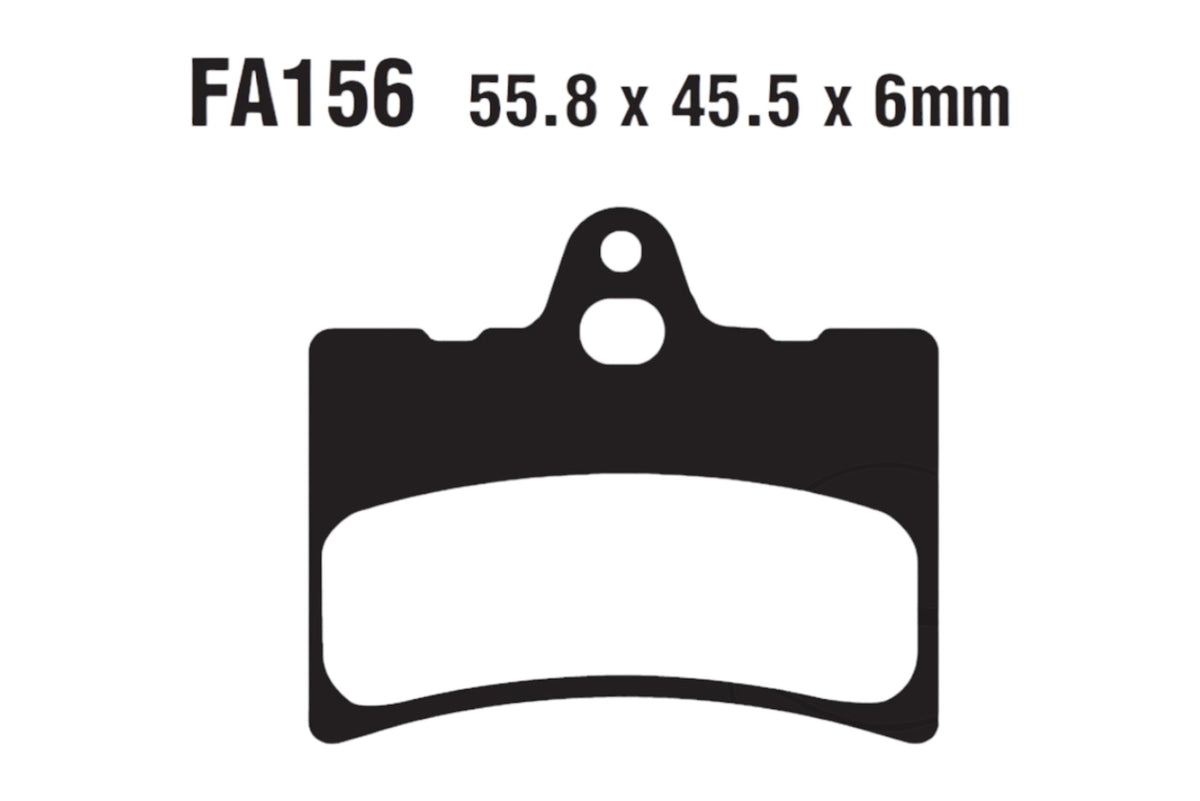 Bremsklötze Bremsbeläge EBC FA 156 (2 Stück)