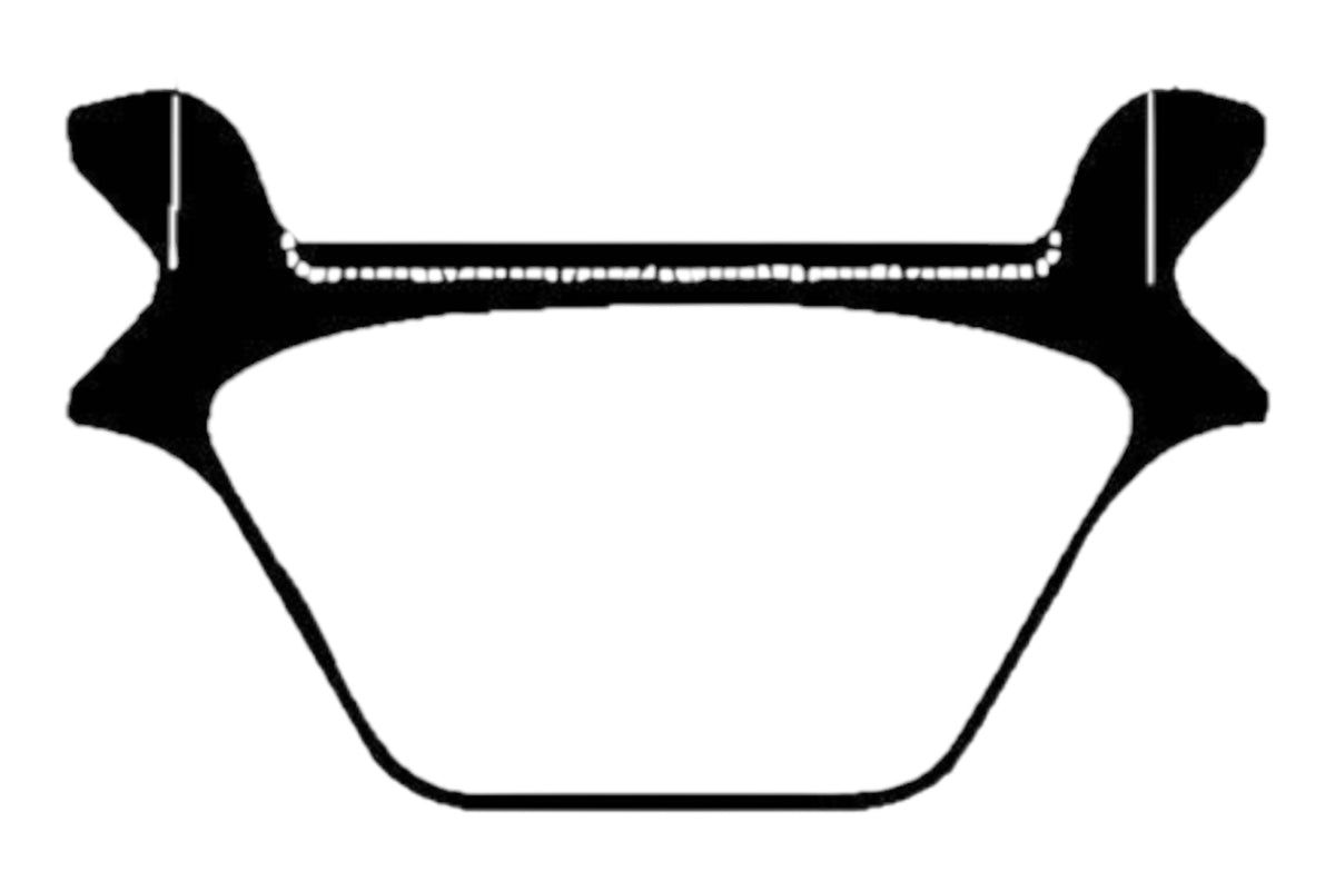 Bremsklötze Bremsbeläge EBC FA 200 V 1x Satz (2 Stück)