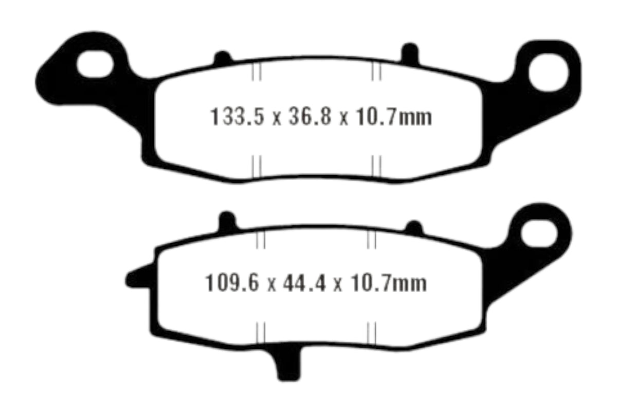 Bremsklötze Bremsbeläge EBC FA 231/2 V 1x Satz (2 Stück)
