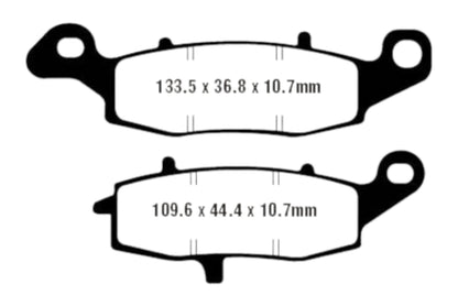 Bremsklötze Bremsbeläge EBC FA 231/2 V 1x Satz (2 Stück)