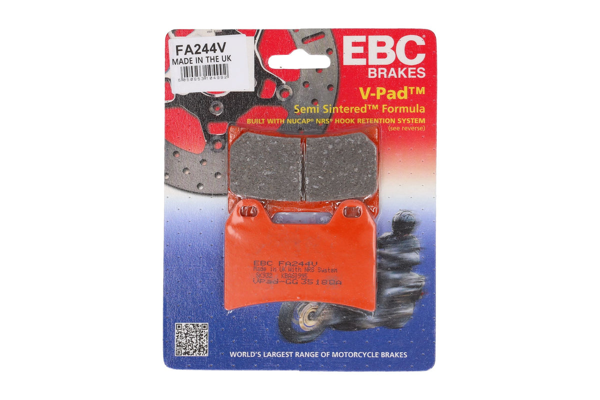 Bremsklötze Bremsbeläge EBC FA 244 V 1x Satz (2 Stück)