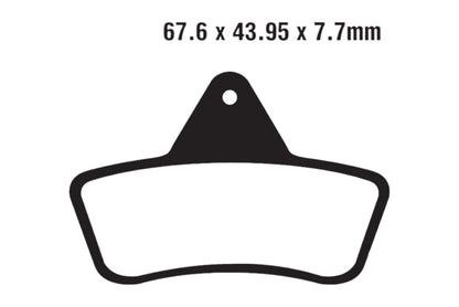 Bremsklötze Bremsbeläge EBC FA 271 R 1x Satz (2 Stück)