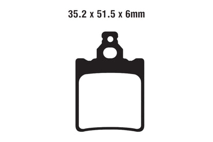 Bremsklötze Bremsbeläge EBC FA 337 TT 1x Satz (2 Stück)