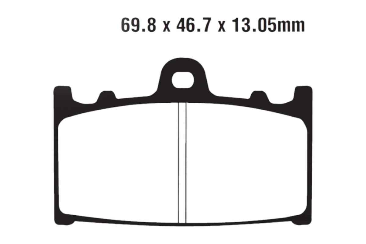 Bremsklötze Bremsbeläge EBC FA 366 V 1x Satz (2 Stück)