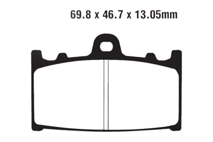Bremsklötze Bremsbeläge EBC FA 366 V 1x Satz (2 Stück)
