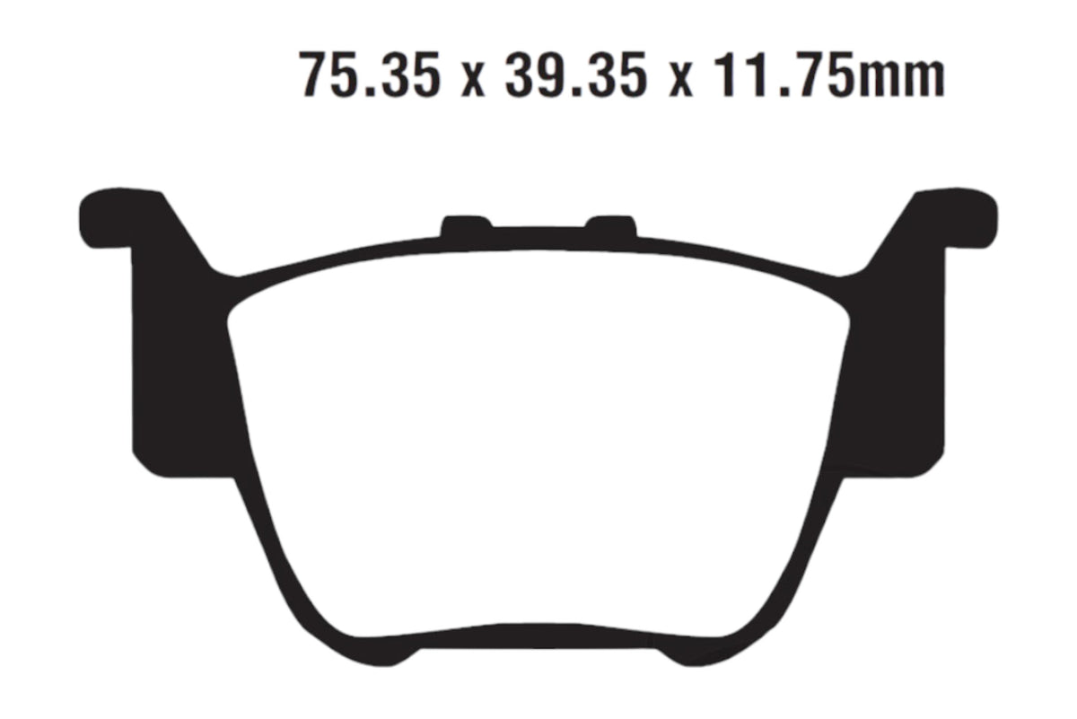 BremsklötzeBremsbeläge EBC FA 373 TT 1x Satz (2 Stück)