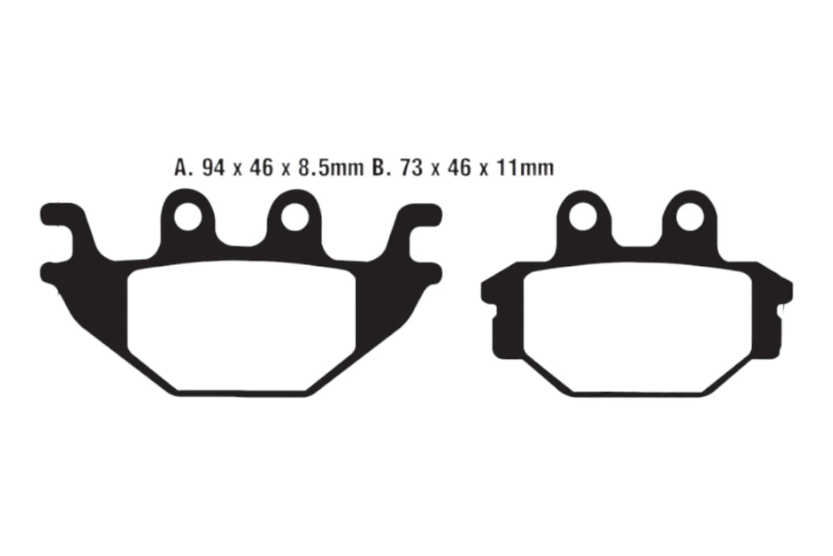 Bremsklötze Bremsbeläge EBC FA 377 TT 1x Satz (2 Stück)