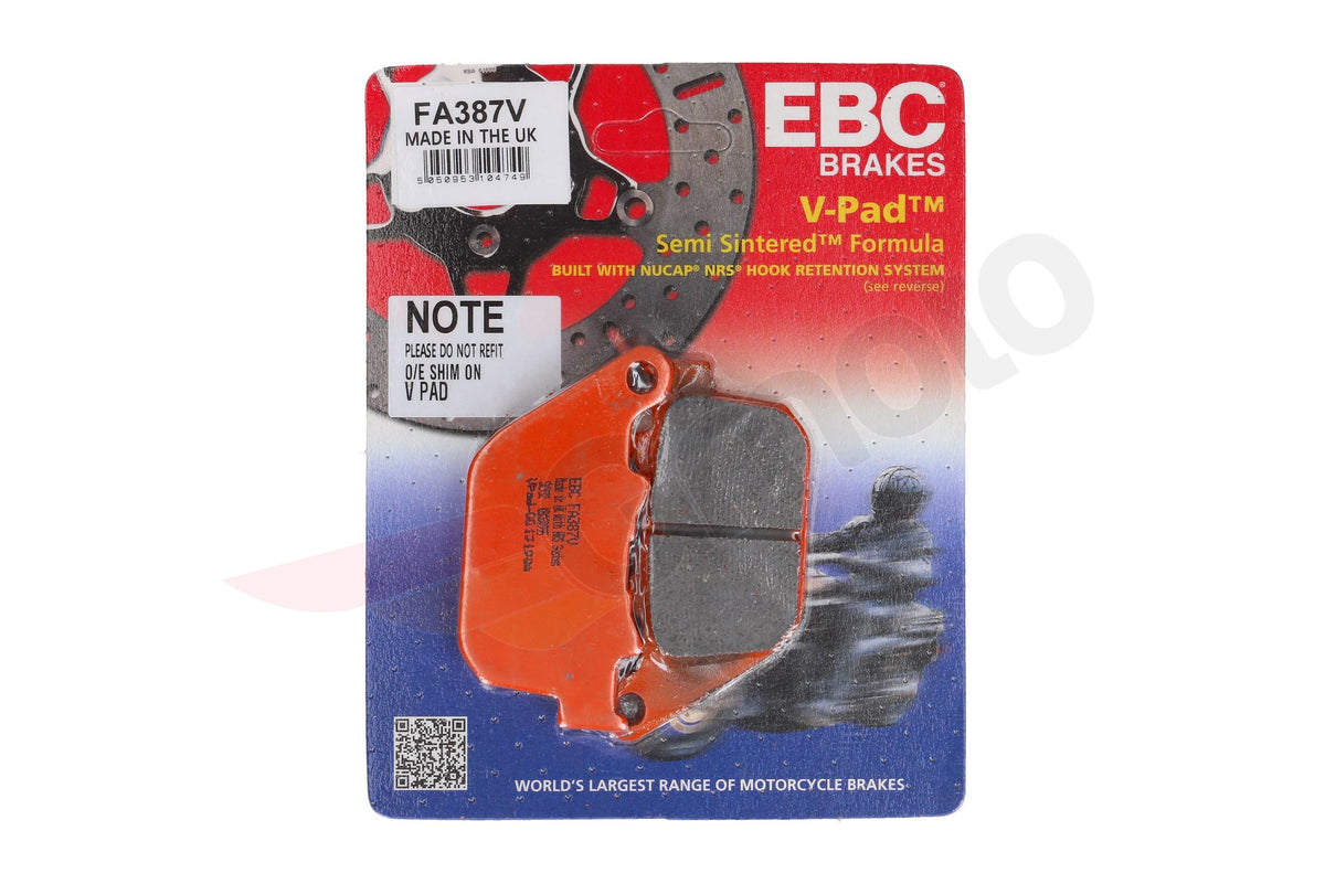 Bremsklötze Bremsbeläge EBC FA 387 V 1x Satz (2 Stück)