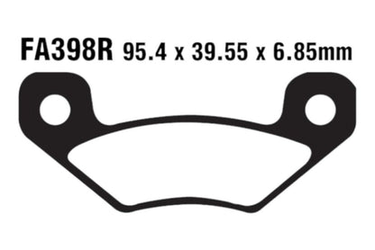 BremsklötzeBremsbeläge EBC FA 398 R 1x Satz (2 Stück)