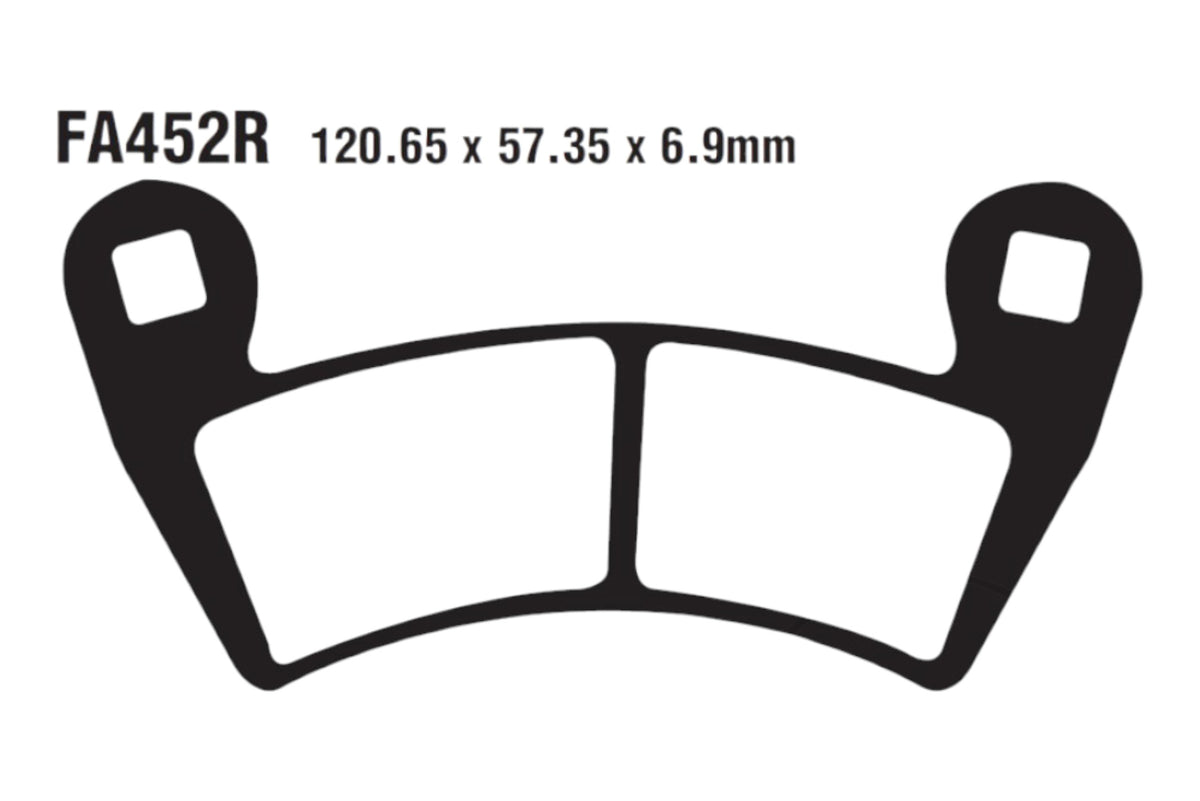 Bremsklötze Bremsbeläge EBC FA 452 R 1x Satz (2 Stück)