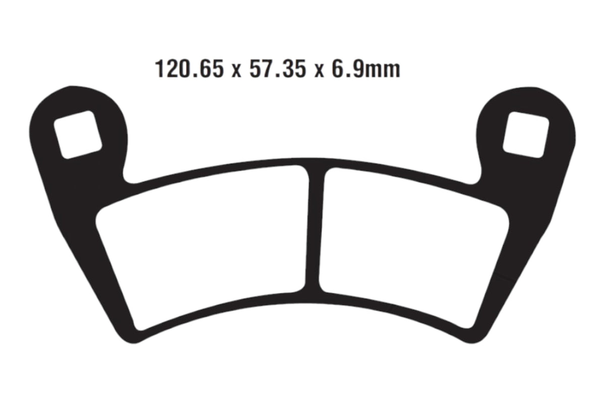 Bremsklötze Bremsbeläge EBC FA 452 TT 1x Satz (2 Stück)