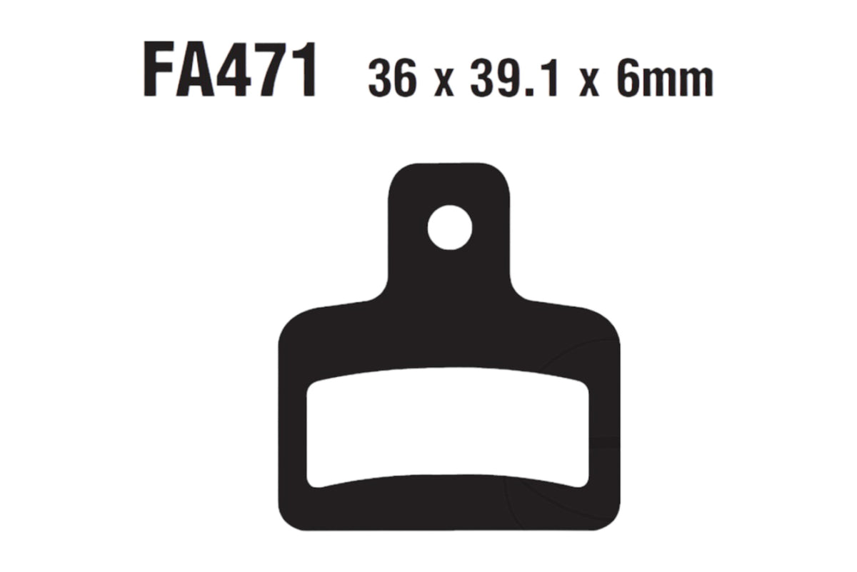 Bremsklötze Bremsbeläge EBC FA 471 1x Satz (2 Stück)