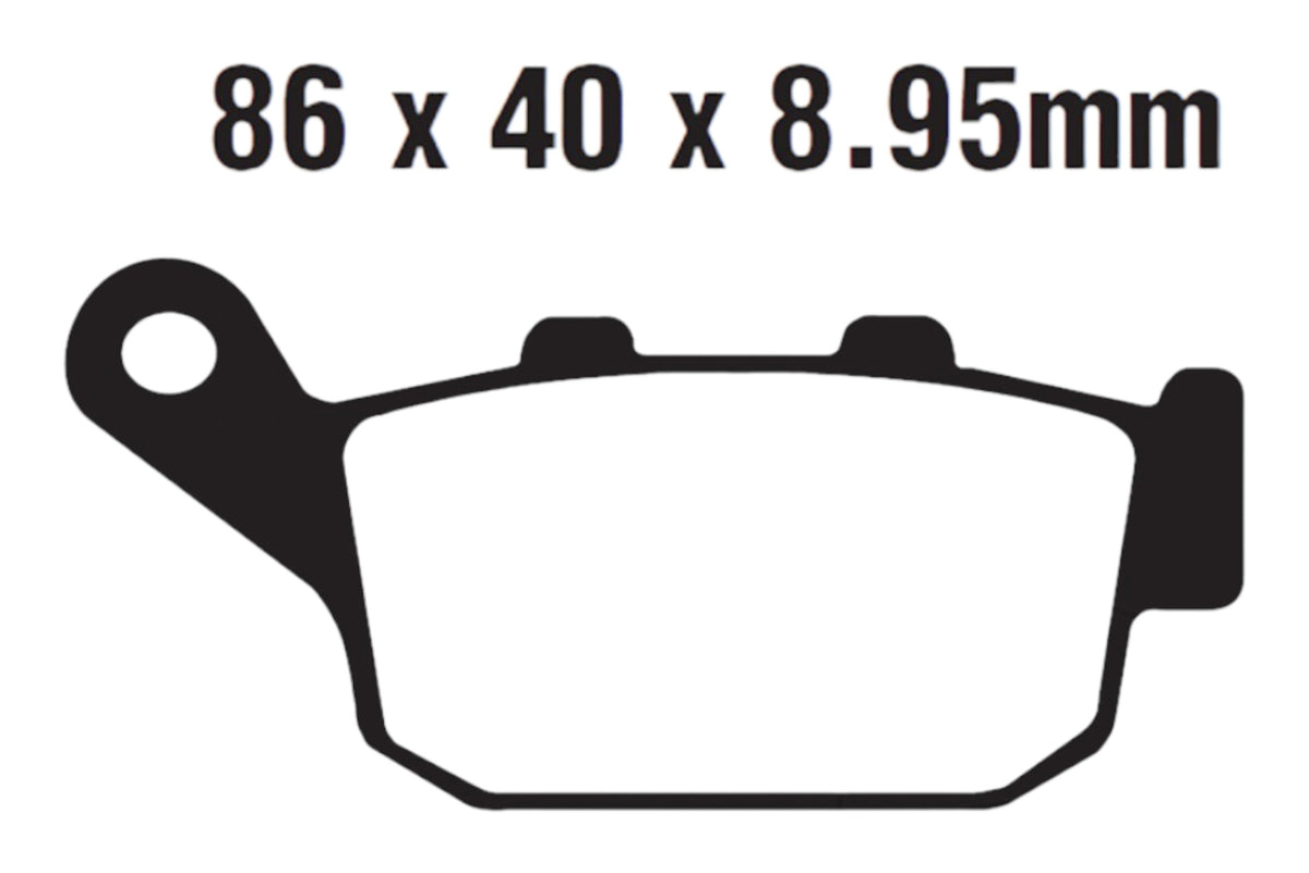 Bremsklötze Bremsbeläge EBC FA 496 V 1x Satz (2 Stück)