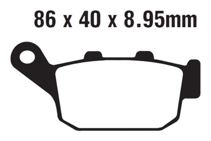 Bremsklötze Bremsbeläge EBC FA 496 V 1x Satz (2 Stück)