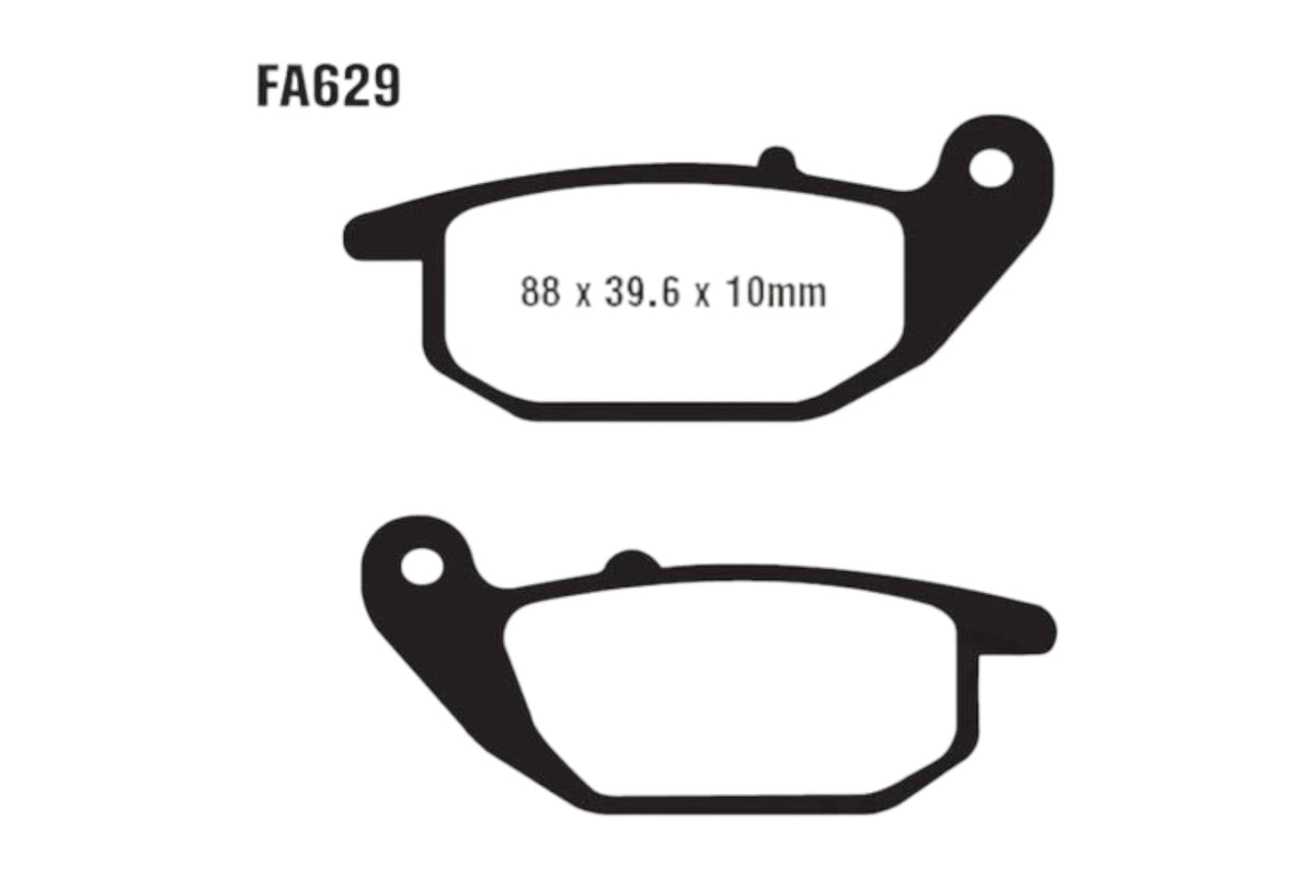 Bremsklötze Bremsbeläge EBC FA 629 1x Satz (2 Stück)