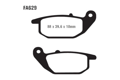 Bremsklötze Bremsbeläge EBC FA 629 1x Satz (2 Stück)