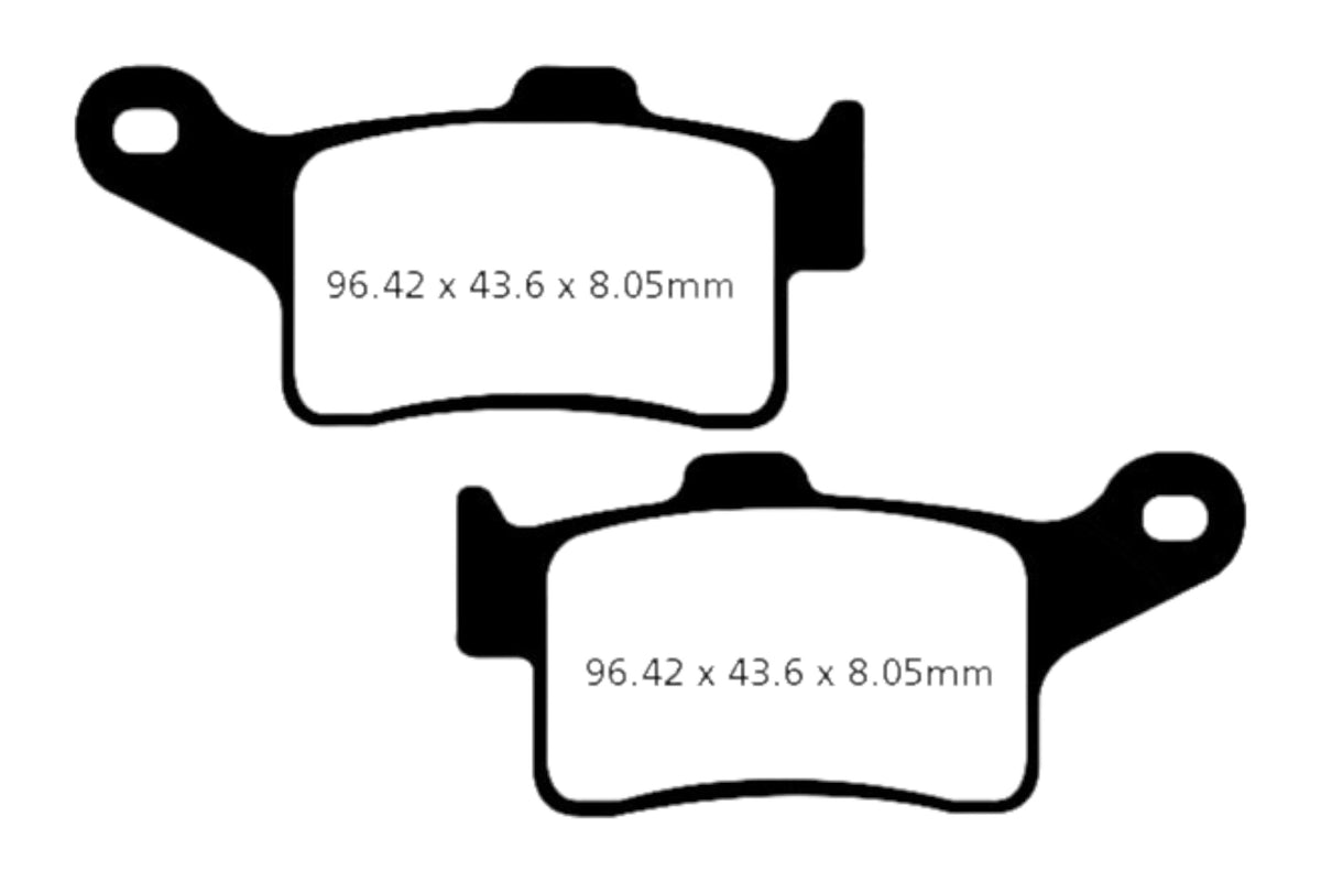 Bremsklötze Bremsbeläge EBC FA 631 1x Satz (2 Stück)