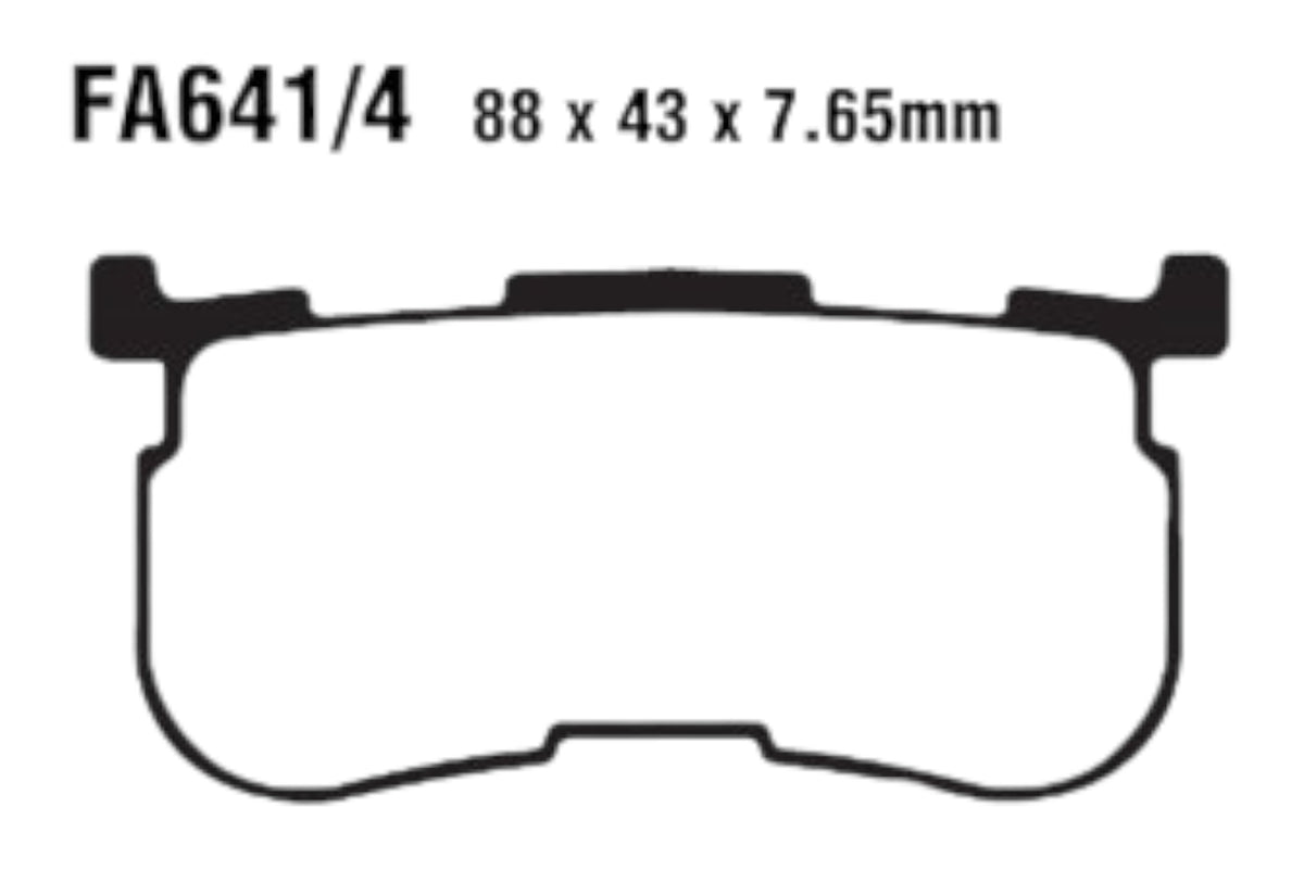 Bremsklötze Bremsbeläge EBC FA 641/4 V 1x Satz (2 Stück)