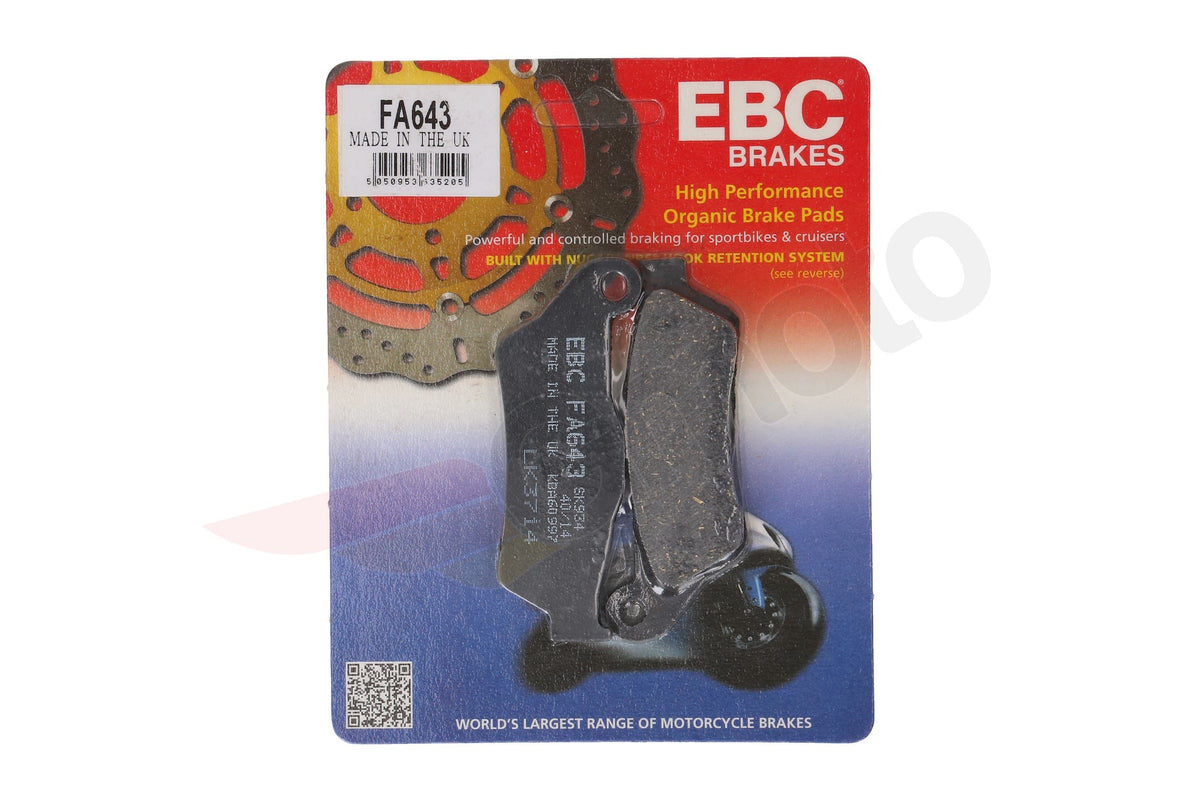 Bremsklötze Bremsbeläge EBC FA 643 1x Satz (2 Stück)