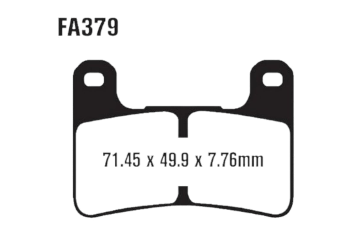 Bremsklötze Bremsbeläge EBC GPFAX 379 HH 1x Satz (2 Stück)