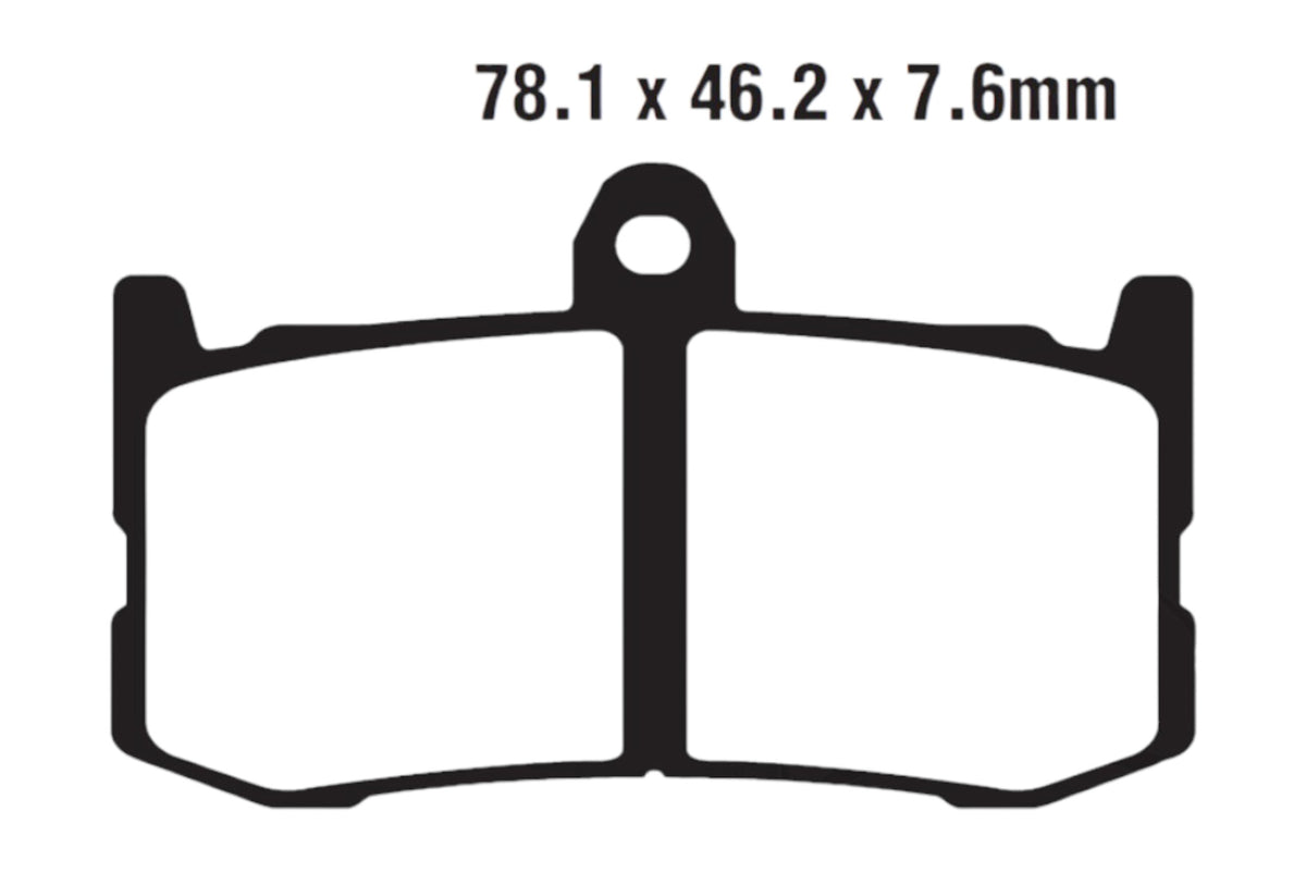 Bremsklötze Bremsbeläge EBC GPFAX 491 HH 1x Satz (2 Stück)