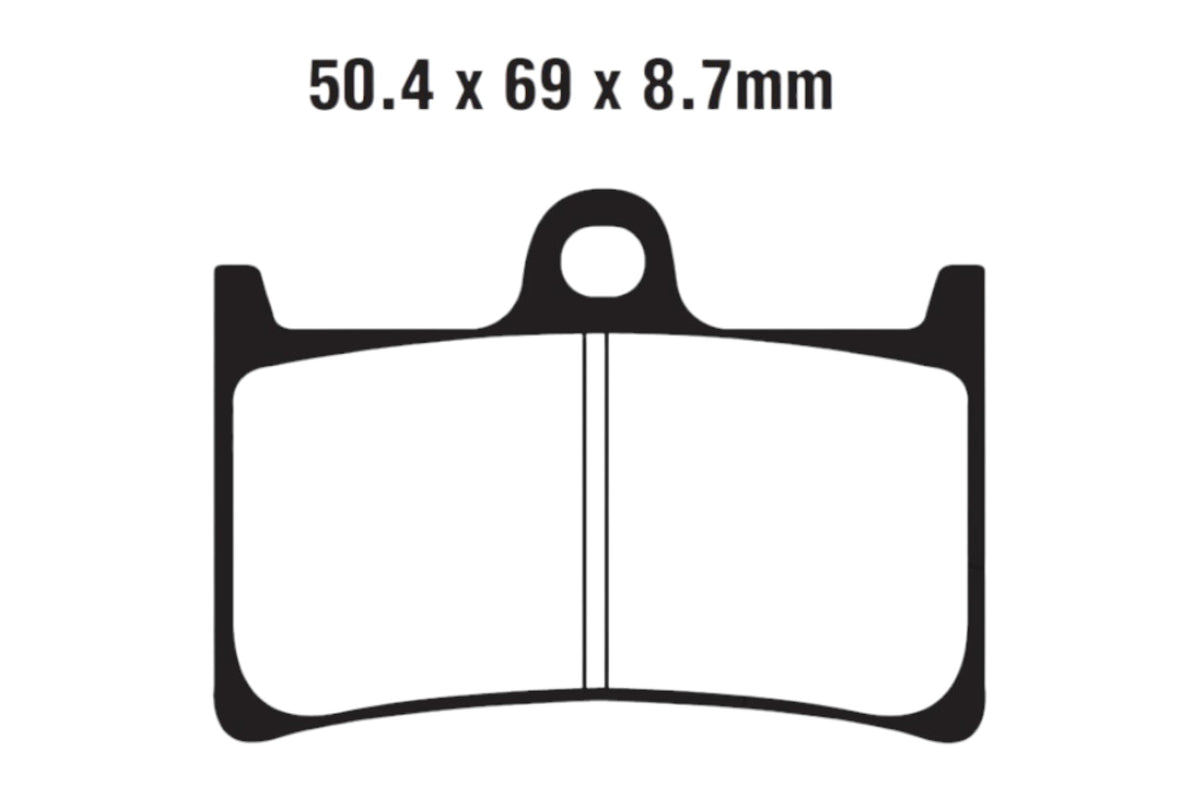 Bremsklötze Bremsbeläge EBC SFA 252 1x Satz (2 Stück)
