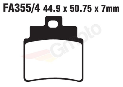 Bremsklötze Bremsbeläge EBC SFA 355/4 1x Satz (2 Stück)