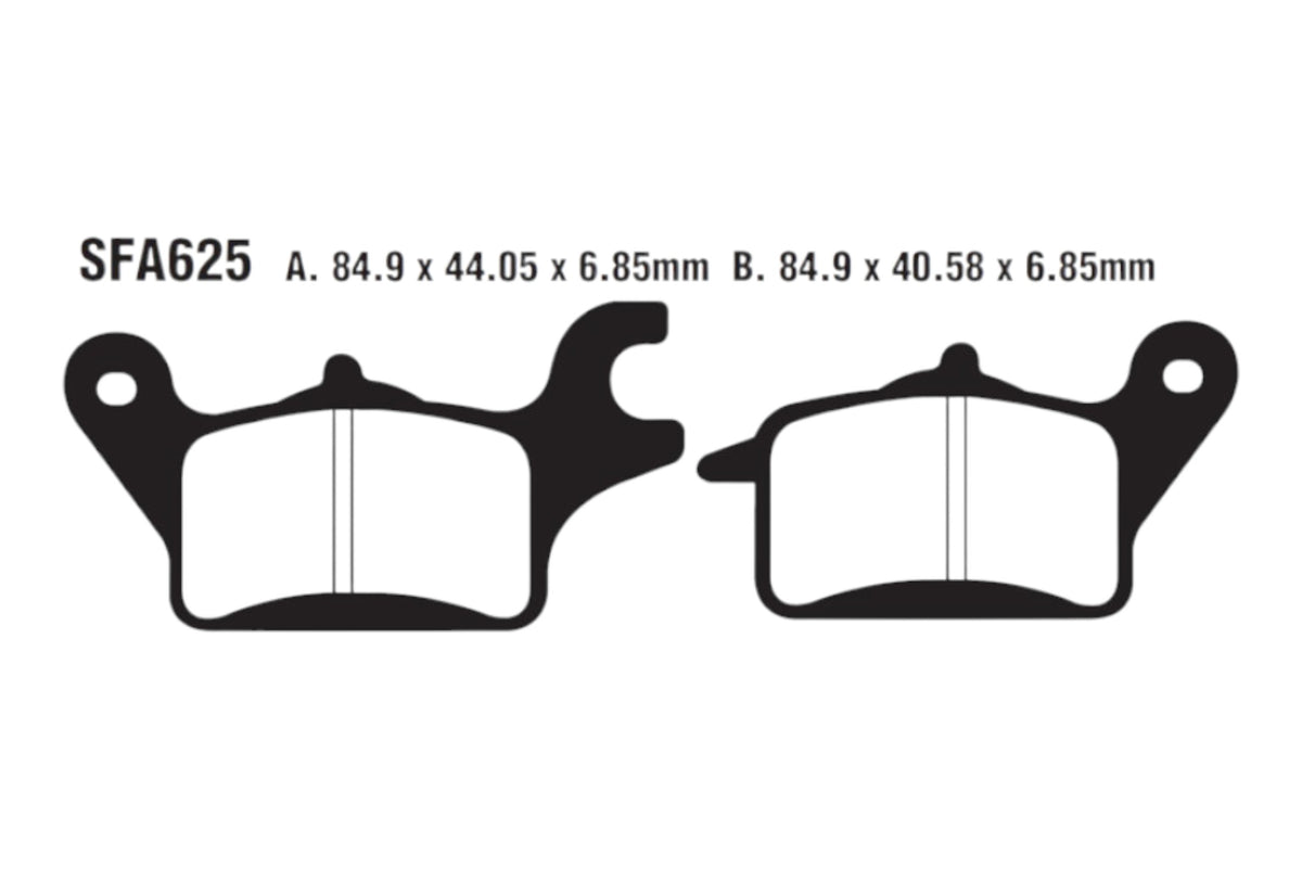 Bremsklötze Bremsbeläge EBC SFA 625 1x Satz (2 Stück)