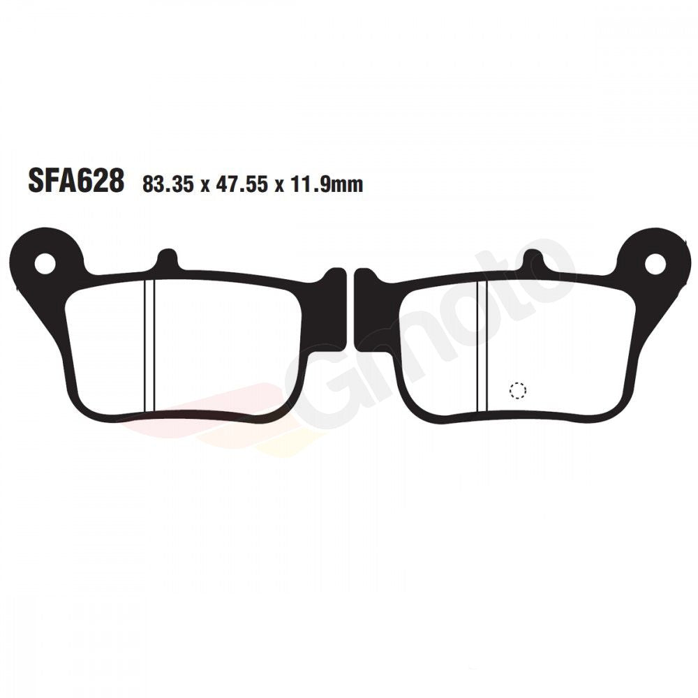 Bremsklötze Bremsbeläge EBC SFA 628 1x Satz (2 Stück)