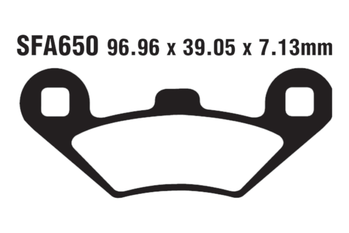 Bremsklötze Bremsbeläge EBC SFA 650 1x Satz (2 Stück)