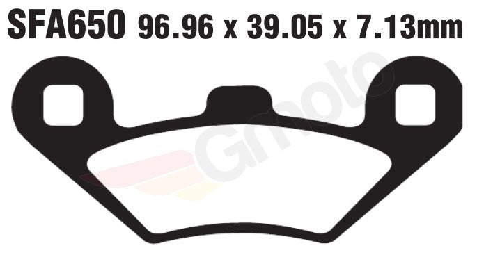 Bremsklötze Bremsbeläge EBC SFA 650 HH 1x Satz (2 Stück)