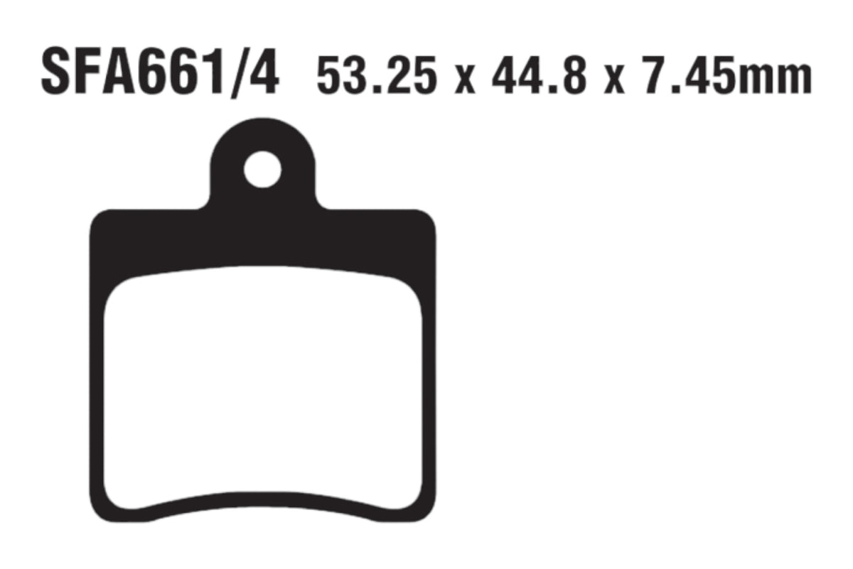 Bremsklötze Bremsbeläge EBC SFA 661/4 1x Satz (2 Stück)