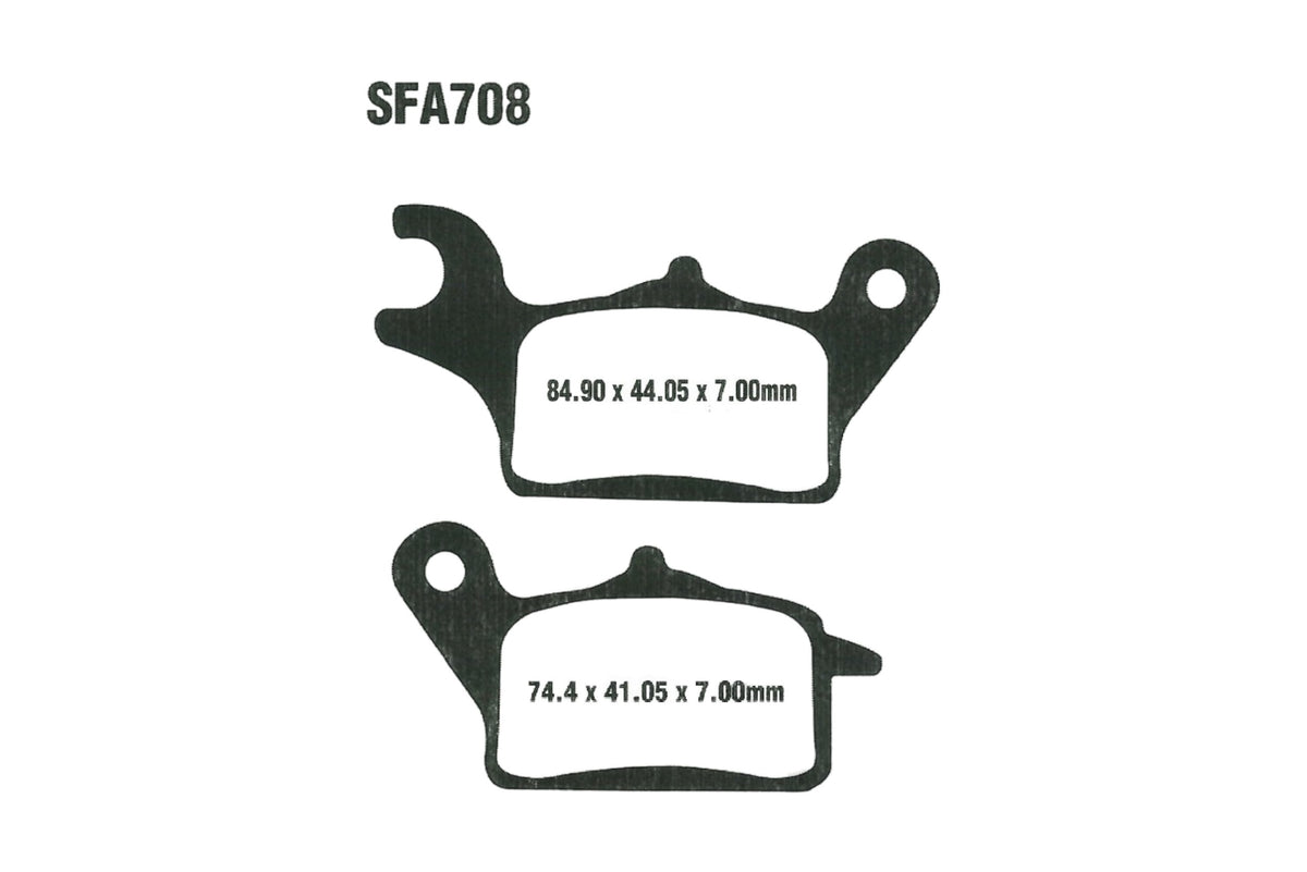 Bremsklötze Bremsbeläge EBC SFA 708 1x Satz (2 Stück)