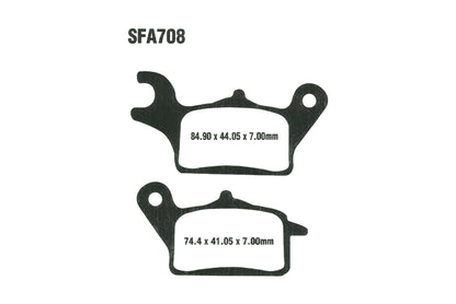 Bremsklötze Bremsbeläge EBC SFA 708 1x Satz (2 Stück)