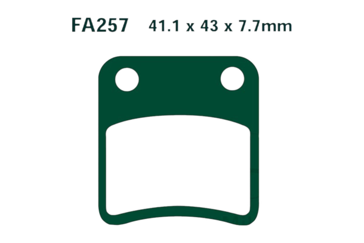 Bremsklötze Bremsbeläge EBC SFAC 257 1x Satz (2 Stück)