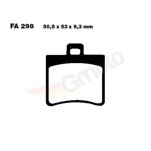 Bremsklötze Bremsbeläge EBC SFAC 298 1x Satz (2 Stück)