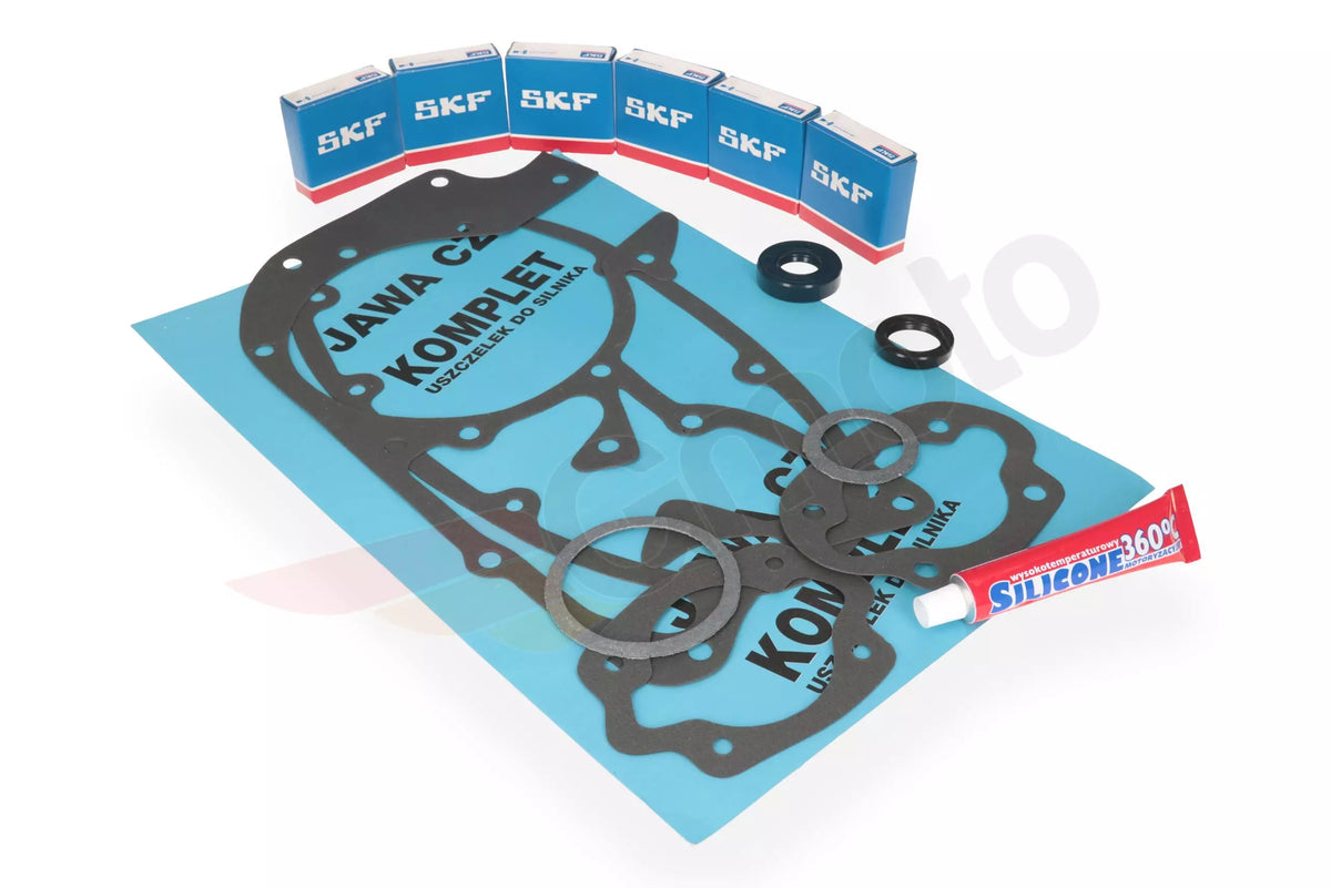 Lagersatz SKF Simmeeringe + Dichtungssatz Jawa 175 353 Kyvacka
