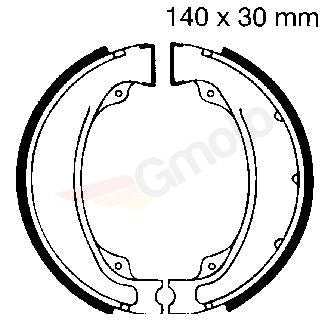 Bremsbacken mit Feder EBC 340