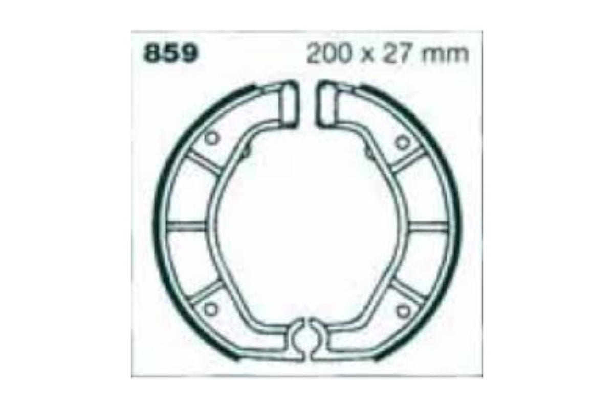 Bremsbacken mit Feder EBC 859