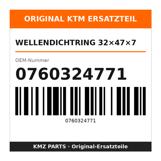 KTM Wellendichtring 32×47×7 0760324771