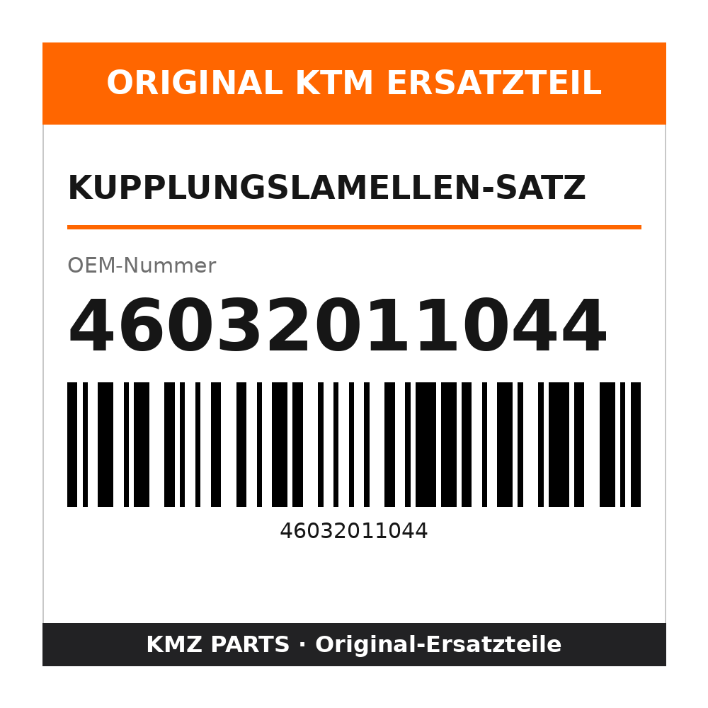 KTM Kupplungslamellen-Satz 46032011044