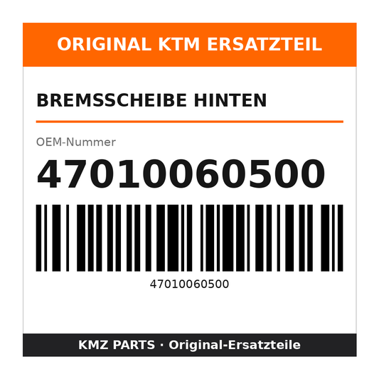 KTM Bremsscheibe hinten 47010060500