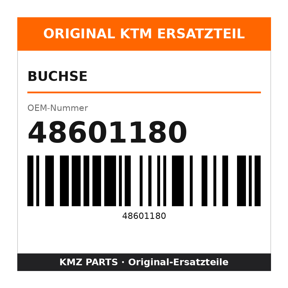 KTM Buchse 48601180
