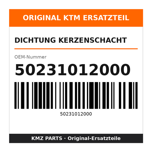 KTM Dichtung Kerzenschacht 50231012000