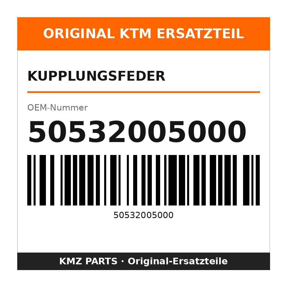 KTM Kupplungsfeder 50532005000