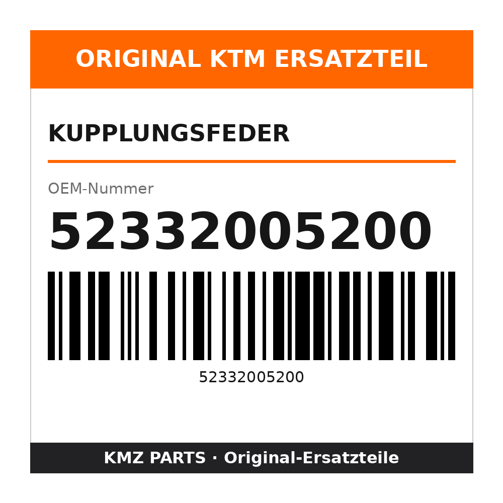 KTM Kupplungsfeder 52332005200