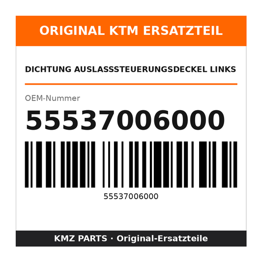 KTM Dichtung Auslasssteuerungsdeckel links 55537006000