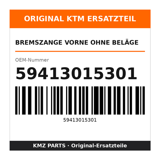 KTM Bremszange vorne ohne Beläge 59413015301