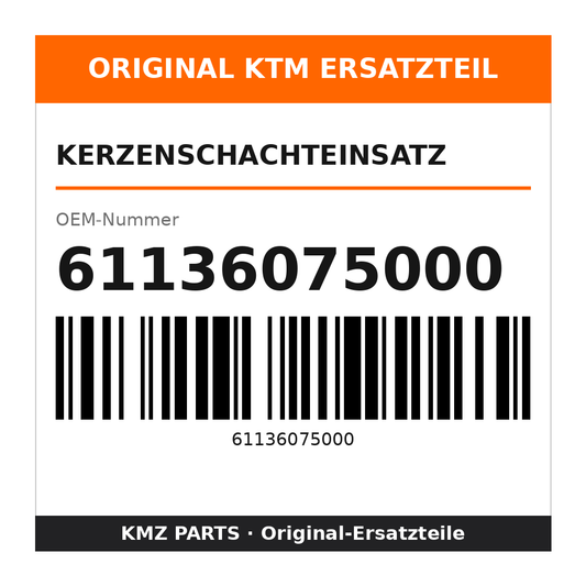 KTM Kerzenschachteinsatz 61136075000