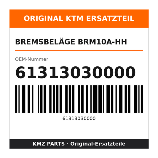 KTM Bremsbeläge BRM10A-HH 61313030000